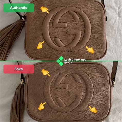 difference between fake and real gucci bag|gucci soho bag authentication.